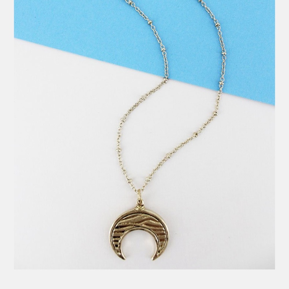 Gold Horn Necklace
